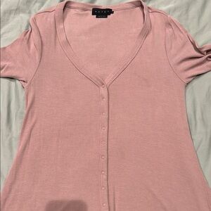 Hatch Women's Softest Rib Nursing Dress Mini Dress